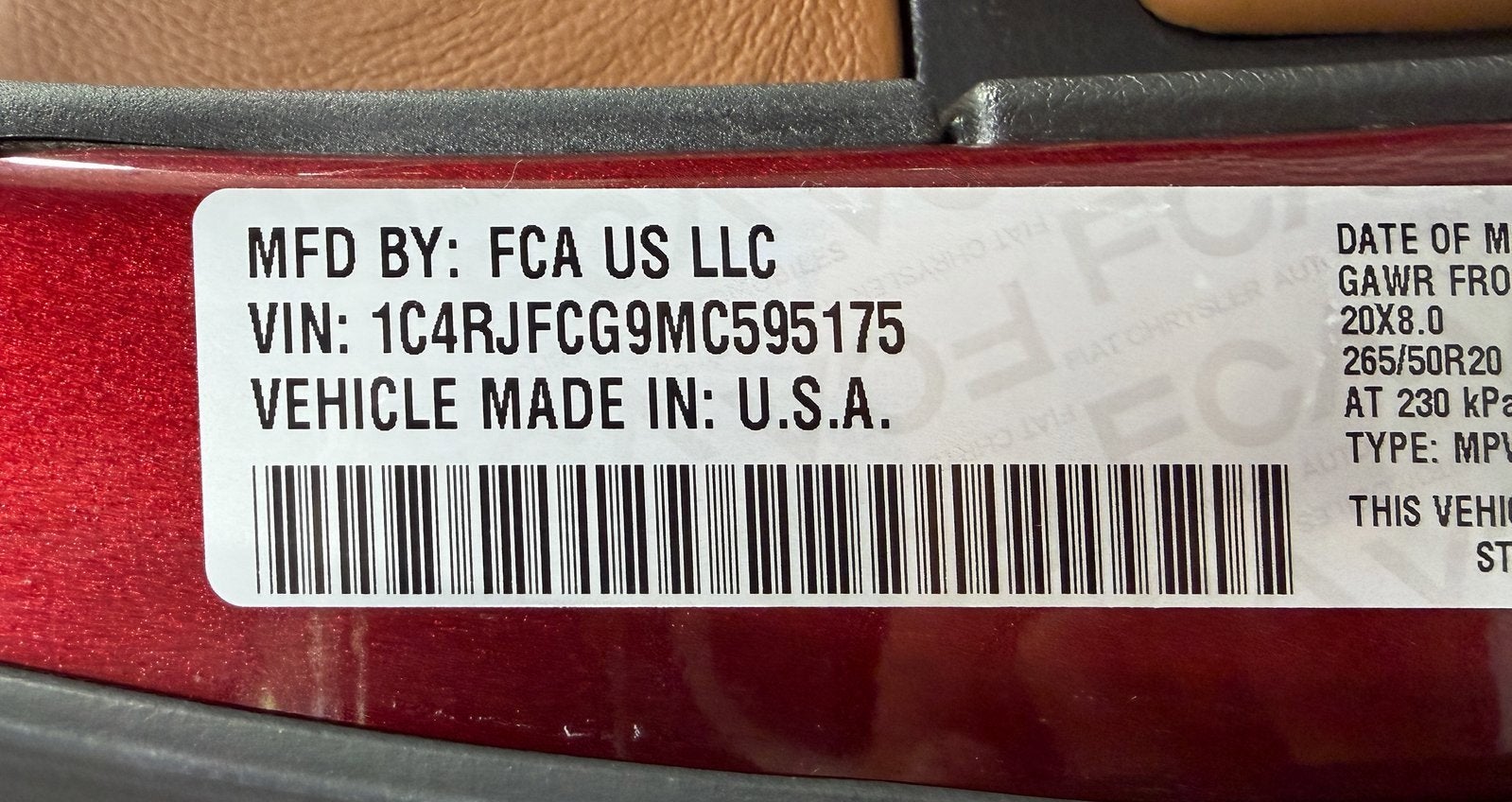 2021 Jeep Grand Cherokee Overland