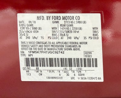 2018 Ford Explorer Limited