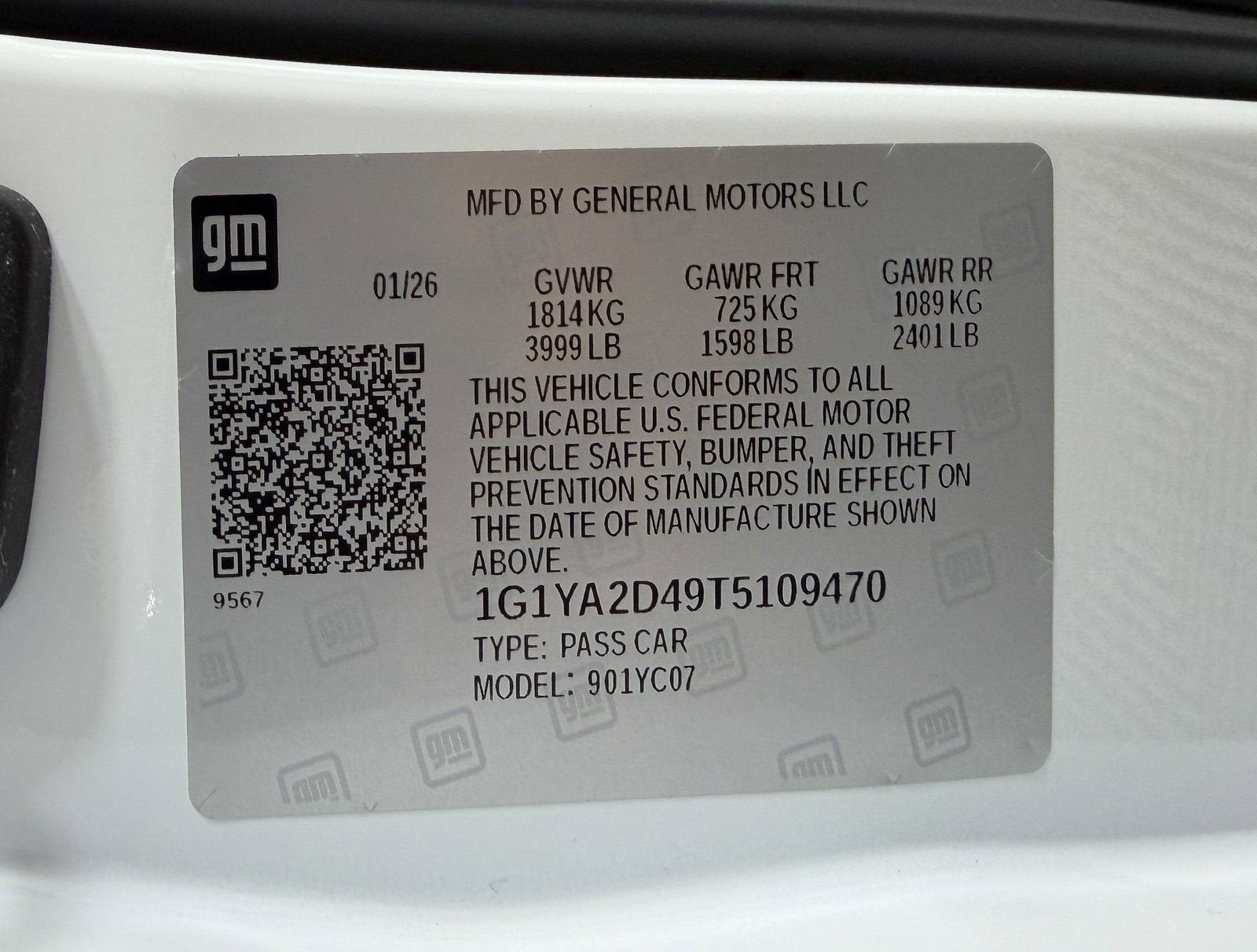 2026 Chevrolet Corvette Stingray 1LT