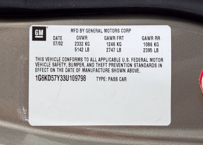 2003 Cadillac Deville Standard