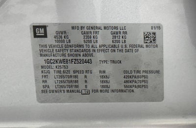 2015 Chevrolet Silverado 2500 HD LTZ