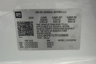 2026 Chevrolet Silverado 2500 HD LTZ