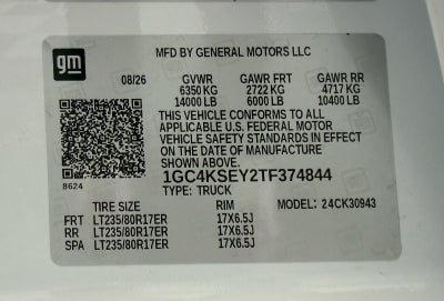 2026 Chevrolet Silverado 3500 HD WT DRW