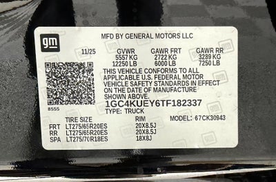 2026 Chevrolet Silverado 3500 HD LTZ