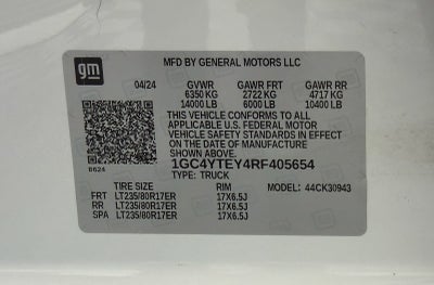 2024 Chevrolet Silverado 3500 HD LT DRW