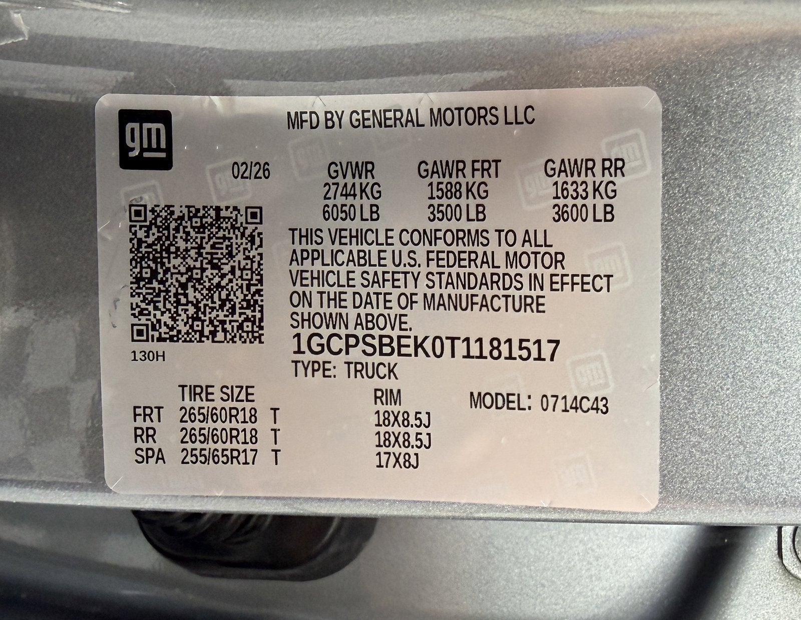 2026 Chevrolet Colorado WT