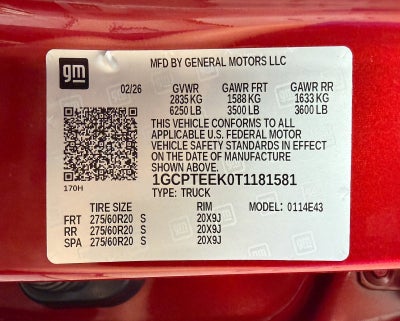 2026 Chevrolet Colorado Trail Boss