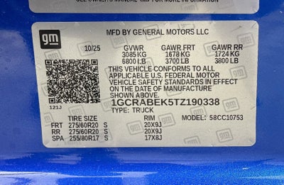 2026 Chevrolet Silverado 1500 Custom