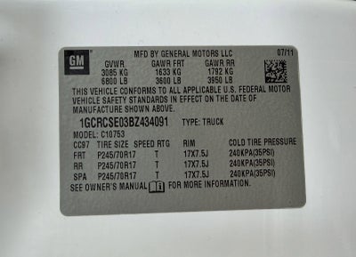 2011 Chevrolet Silverado 1500 LT