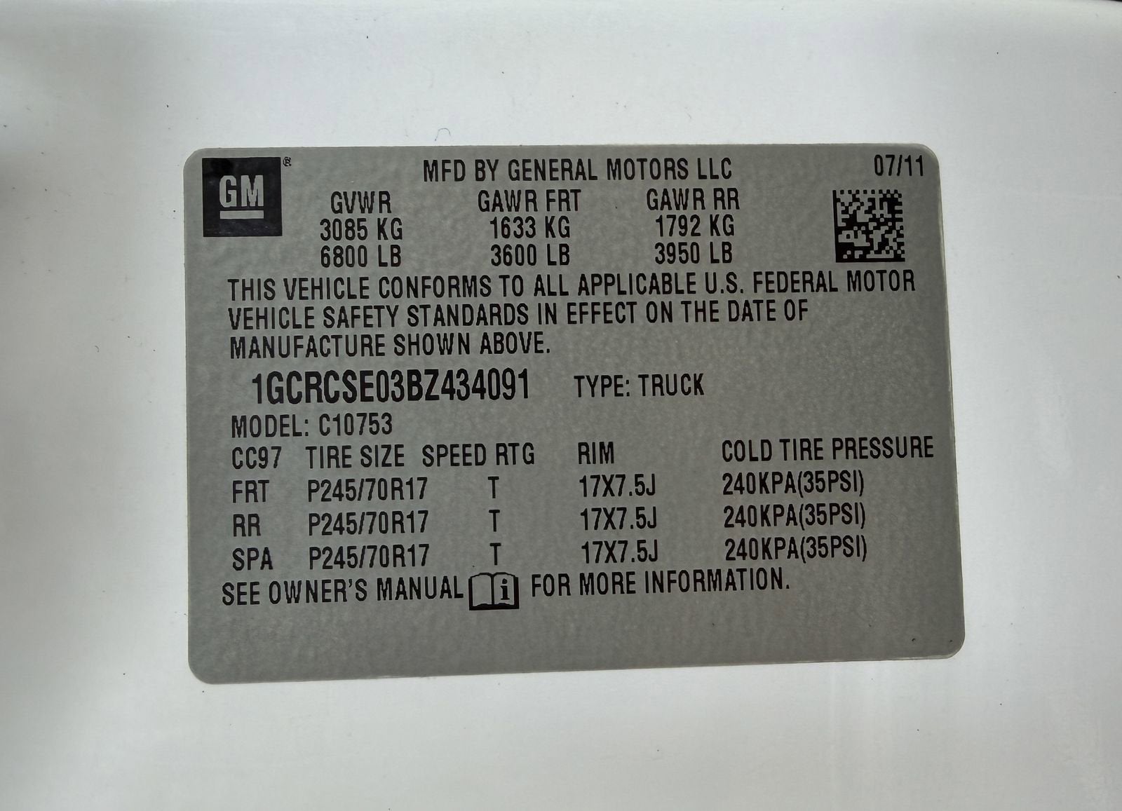 2011 Chevrolet Silverado 1500 LT