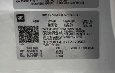 2026 Chevrolet Silverado 1500 LTZ