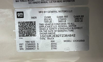 2026 Chevrolet Silverado 1500 High Country