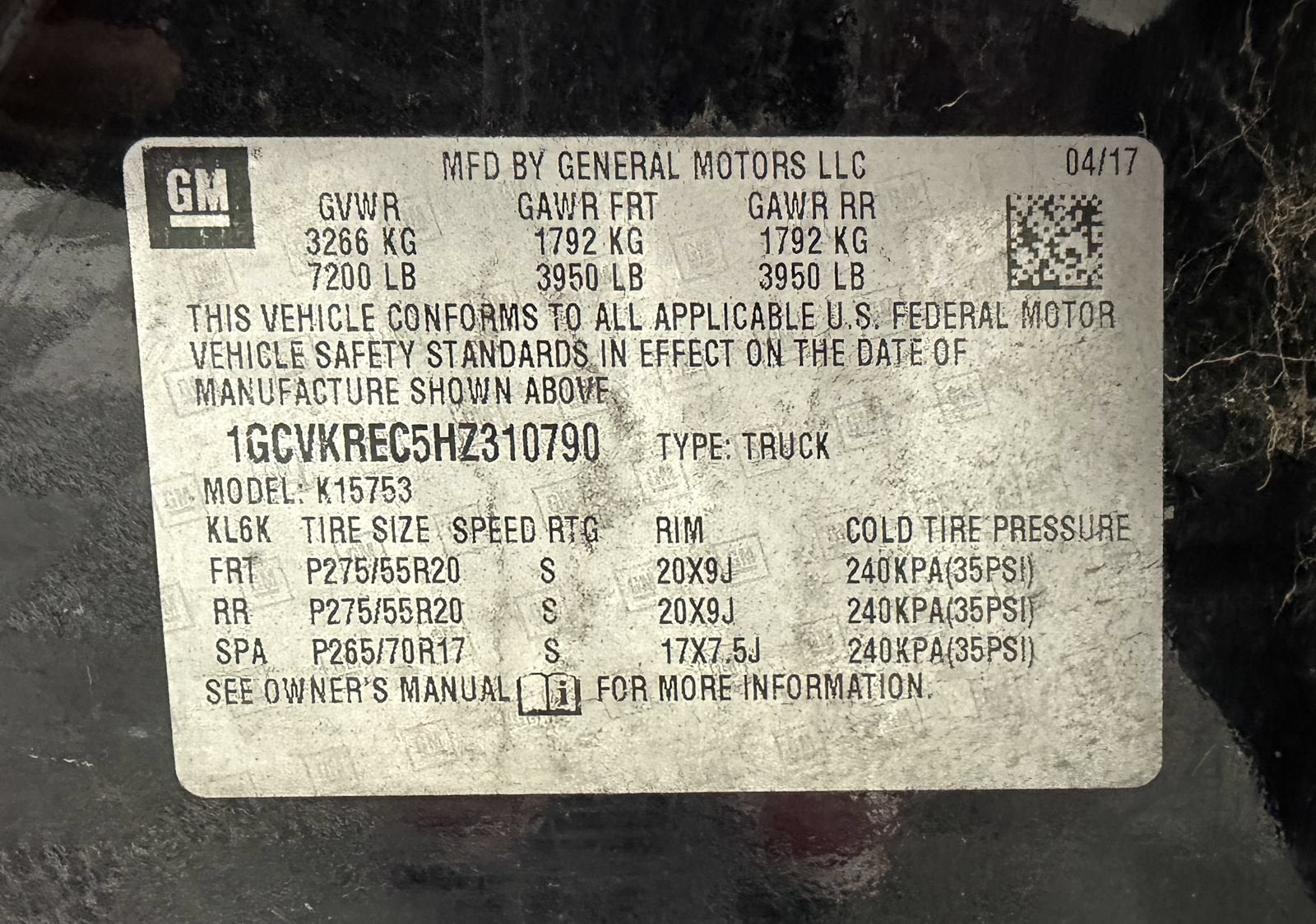 2017 Chevrolet Silverado 1500 LT