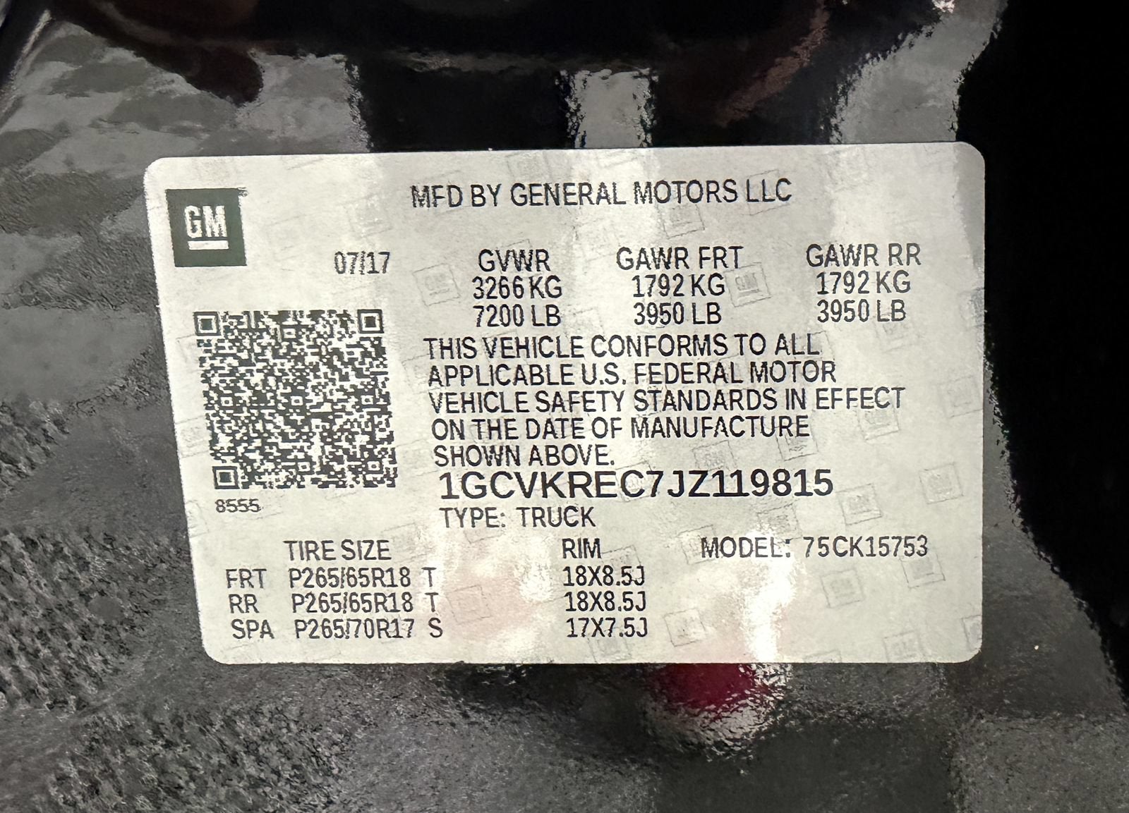 2018 Chevrolet Silverado 1500 LT