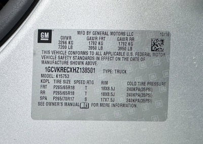 2017 Chevrolet Silverado 1500 LT