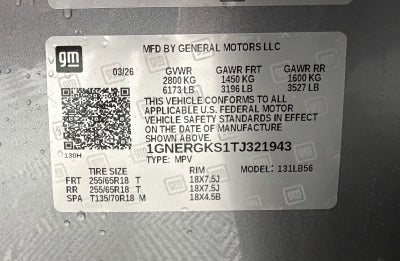 2026 Chevrolet Traverse LT