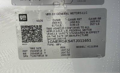 2026 Chevrolet Traverse LT