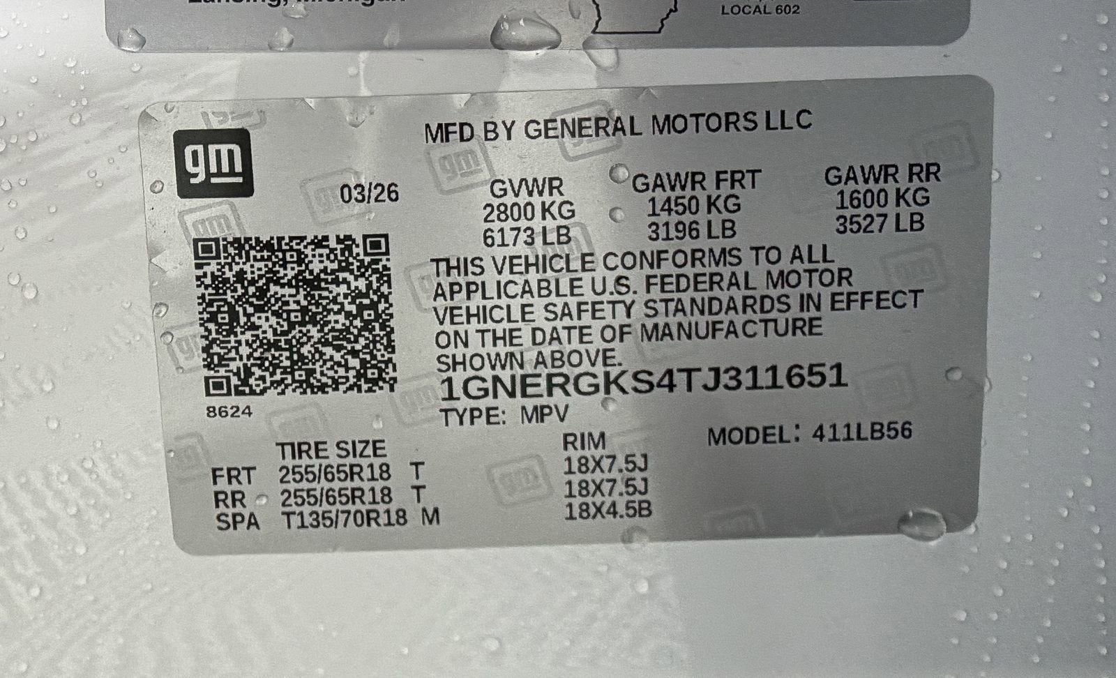 2026 Chevrolet Traverse LT