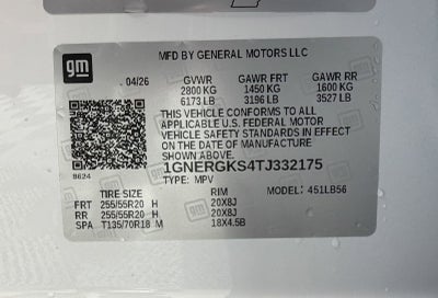 2026 Chevrolet Traverse LT