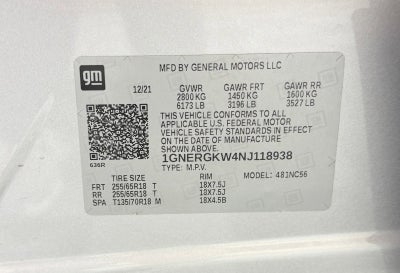 2022 Chevrolet Traverse LT Cloth