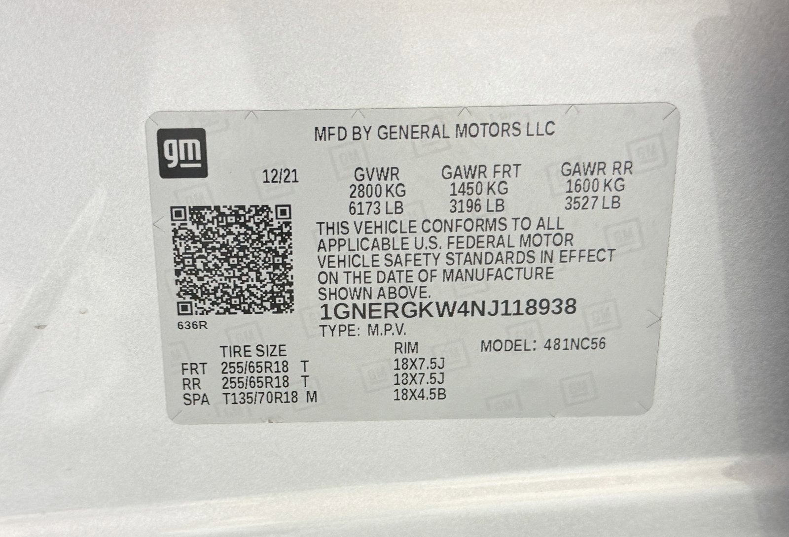 2022 Chevrolet Traverse LT Cloth