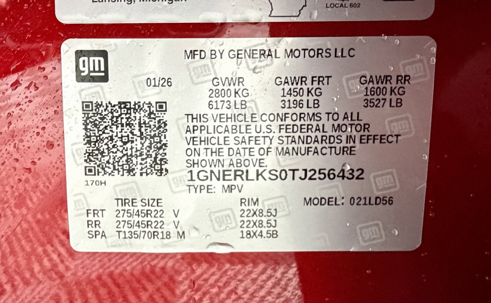 2026 Chevrolet Traverse RS