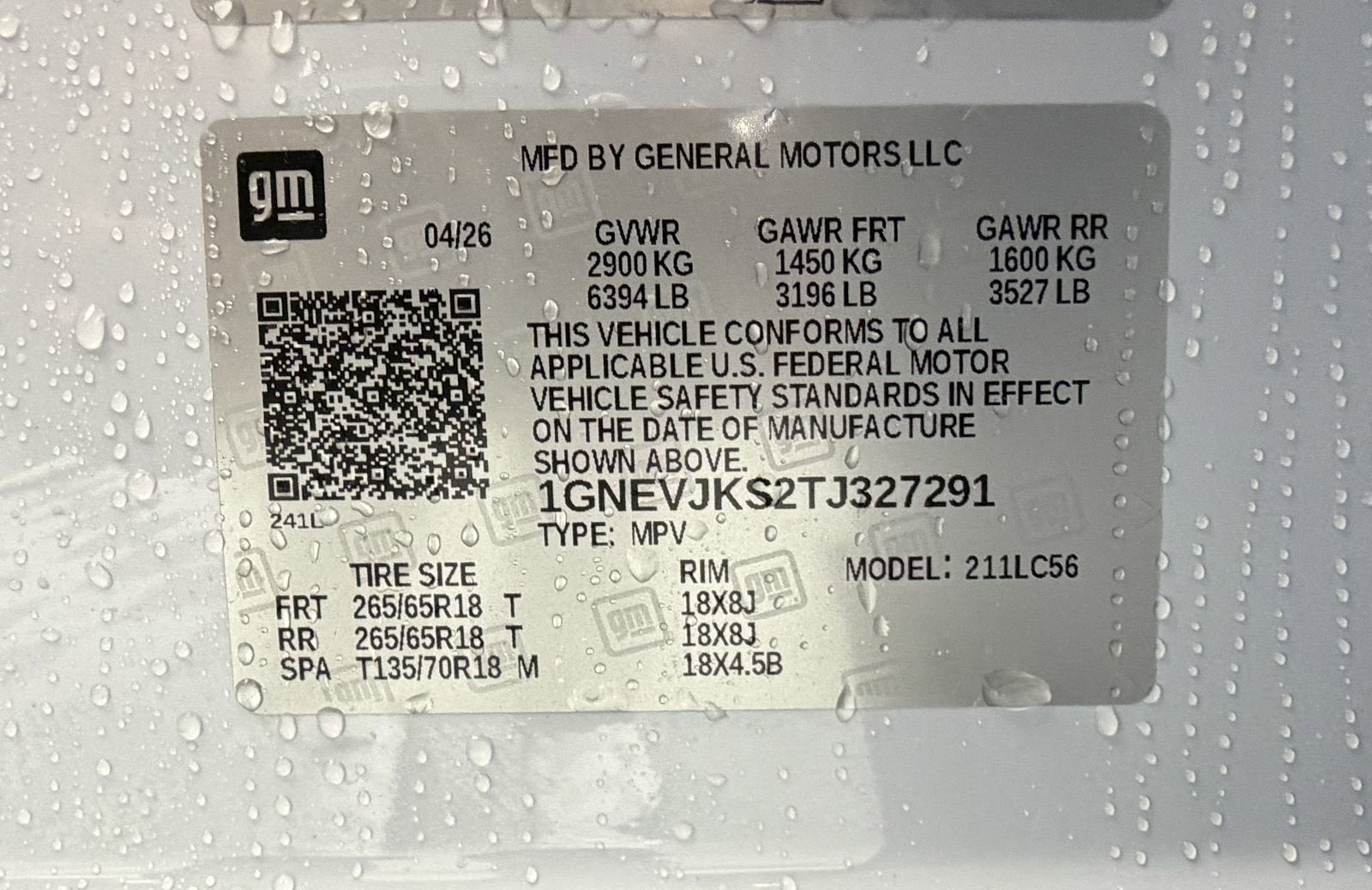 2026 Chevrolet Traverse Z71