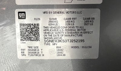 2026 Chevrolet Traverse Z71