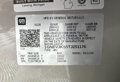 2026 Chevrolet Traverse Z71