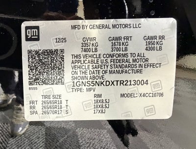 2026 Chevrolet Tahoe LT