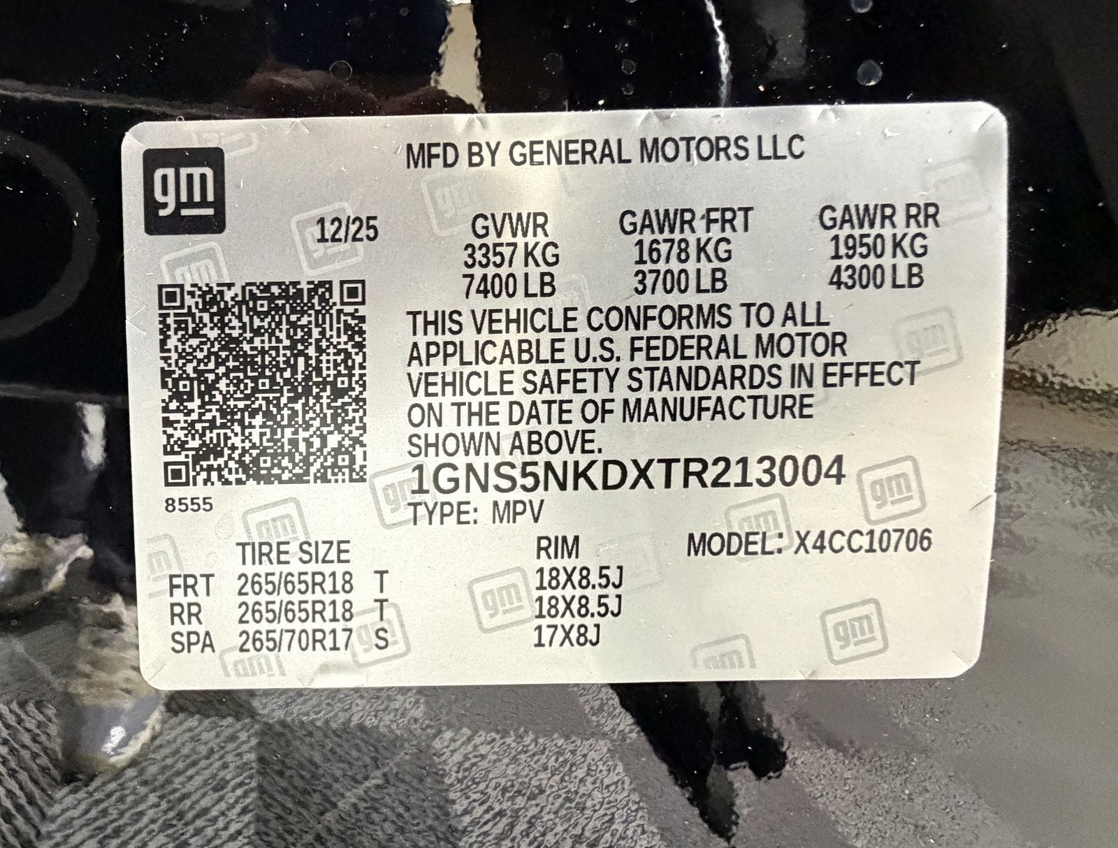 2026 Chevrolet Tahoe LT