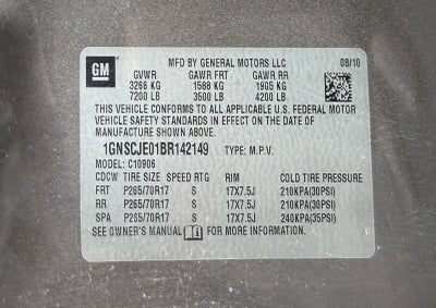 2011 Chevrolet Suburban LT