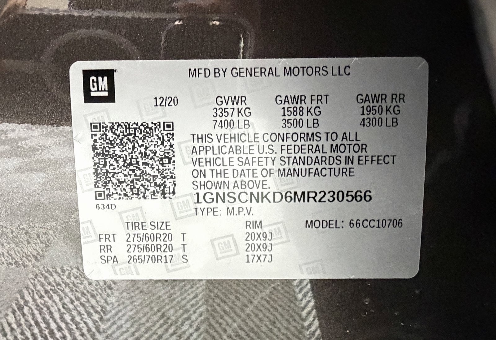 2021 Chevrolet Tahoe LT