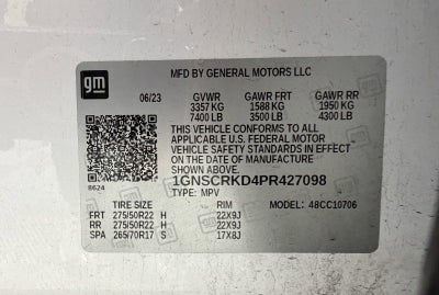 2023 Chevrolet Tahoe RST