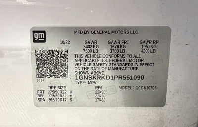 2023 Chevrolet Tahoe RST