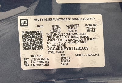 2026 Chevrolet Silverado 2500 HD LT