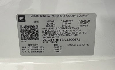 2022 Chevrolet Silverado 2500 HD High Country