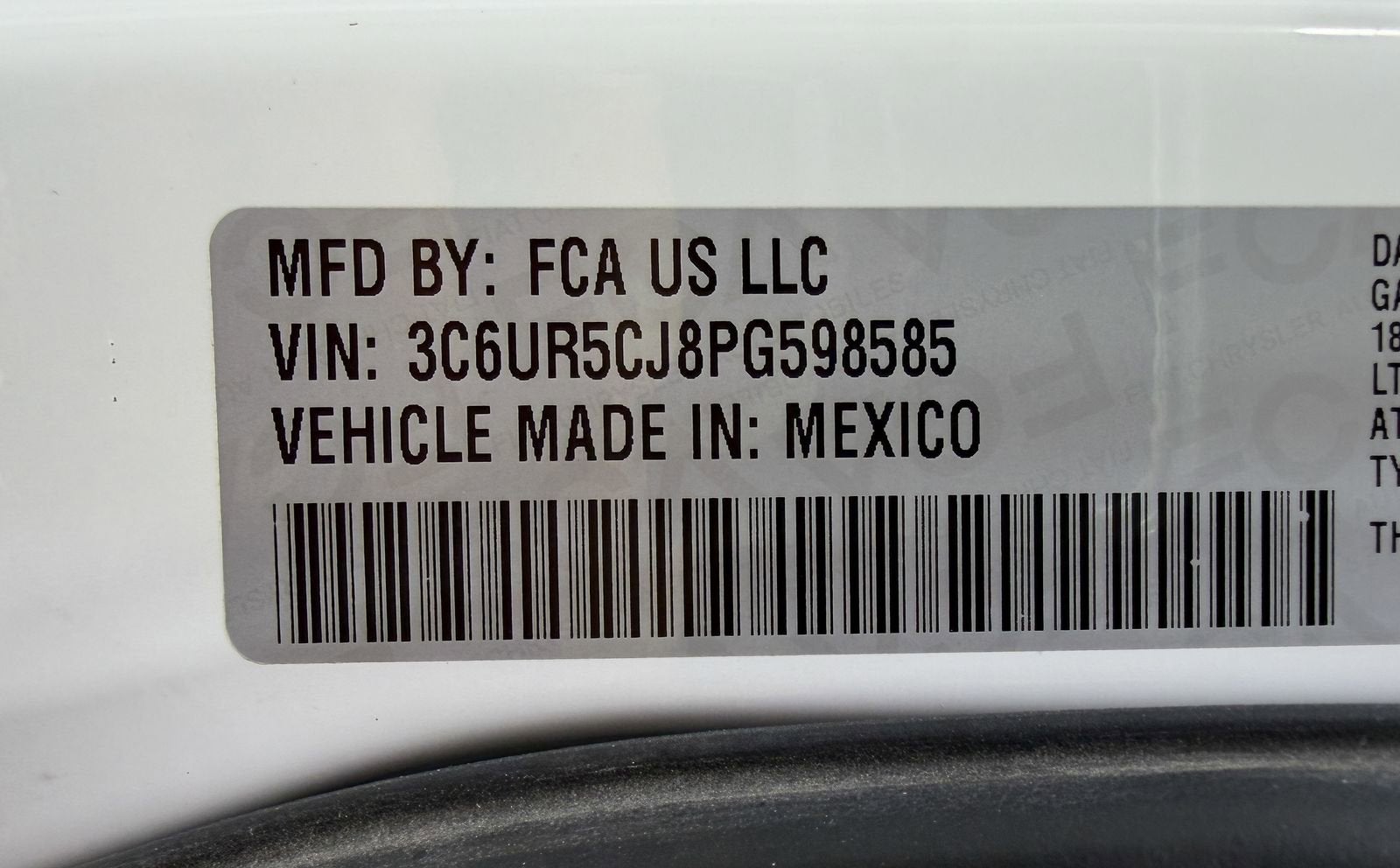2023 RAM 2500 Tradesman Crew Cab 4x4 6'4" Box