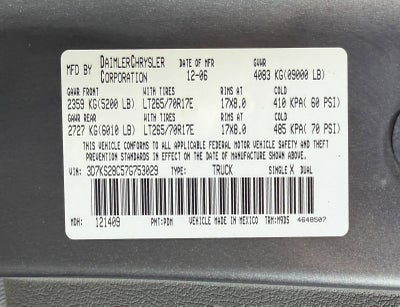 2007 Dodge Ram 2500 SLT