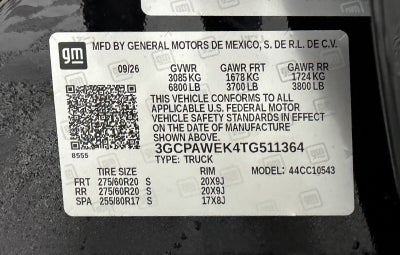 2026 Chevrolet Silverado 1500 RST