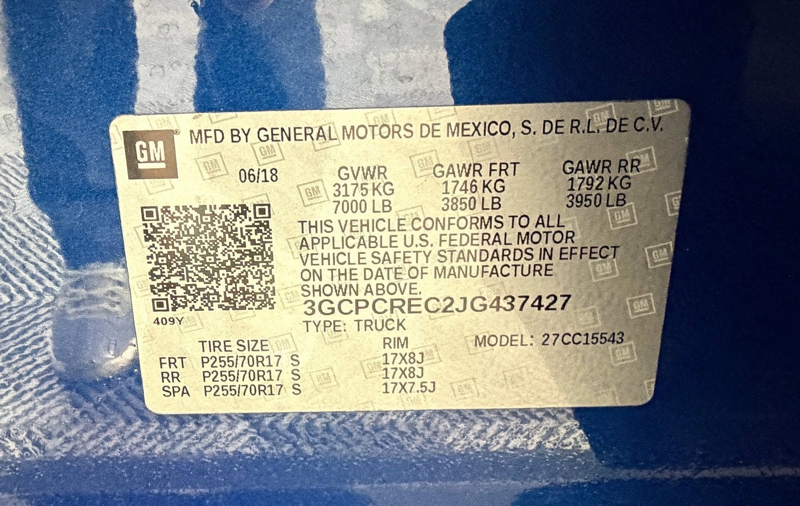 2018 Chevrolet Silverado 1500 LT