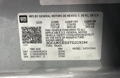 2026 Chevrolet Silverado 1500 Custom Trail Boss