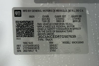 2026 Chevrolet Silverado 1500 Custom Trail Boss
