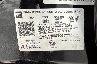 2026 Chevrolet Silverado 1500 ZR2