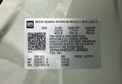 2026 Chevrolet Equinox LT