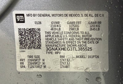 2026 Chevrolet Equinox LT