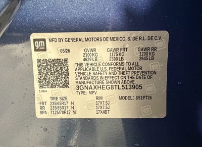 2026 Chevrolet Equinox LT