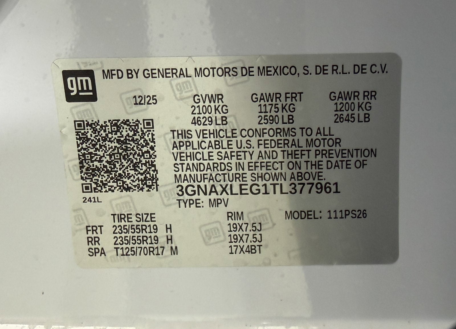 2026 Chevrolet Equinox RS