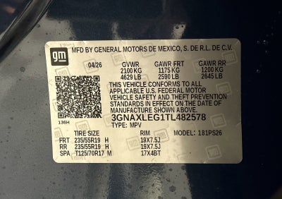 2026 Chevrolet Equinox RS