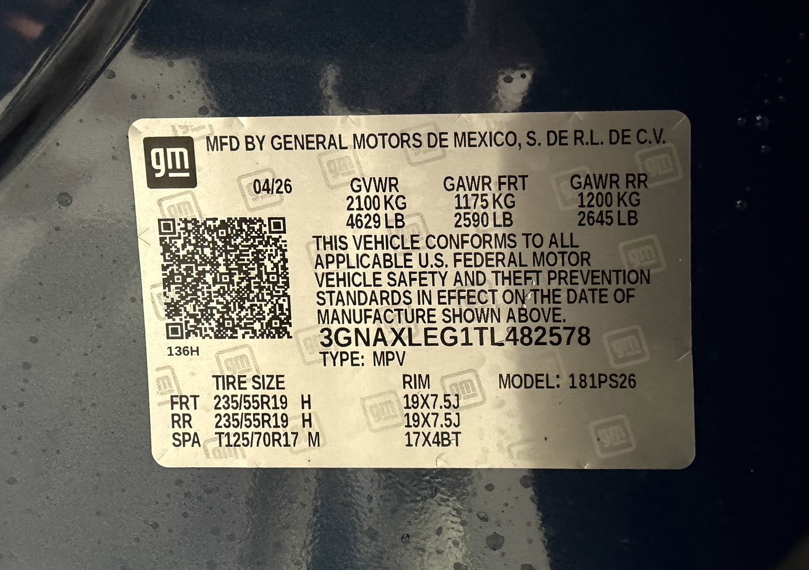 2026 Chevrolet Equinox RS